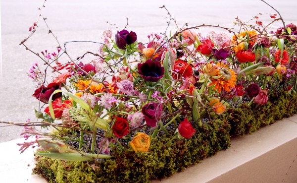 Composition florale obseques_couvre cercueil_Bouvard Fleurs